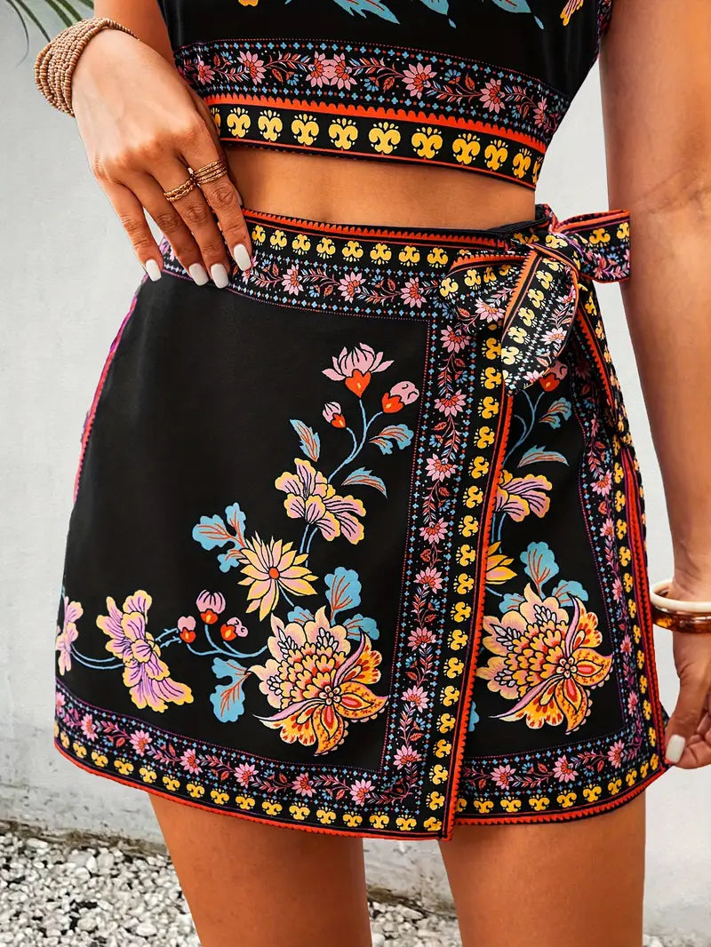 Hertha – Bohemian Neckholder-Zweiteiler