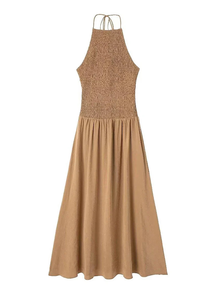 Shekinah – Lässiges Neckholder-Kleid ohne Rücken