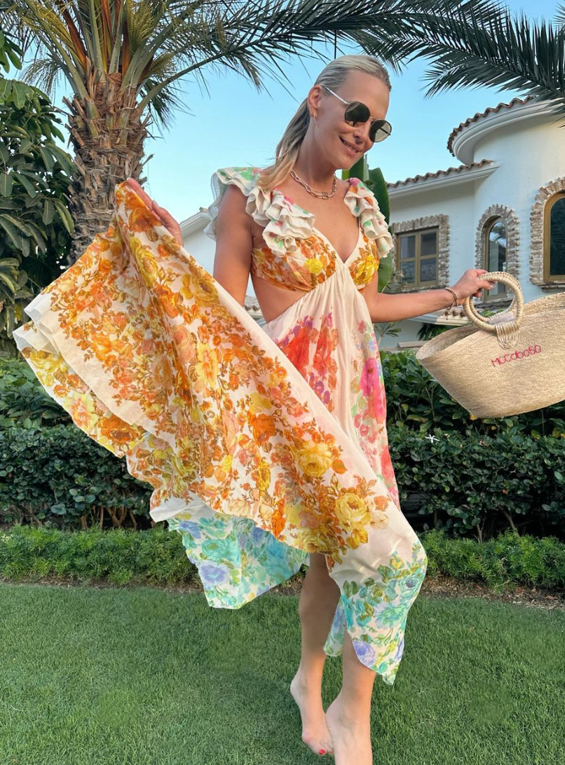 Shen – Sexy Maxikleid mit Blumenmuster