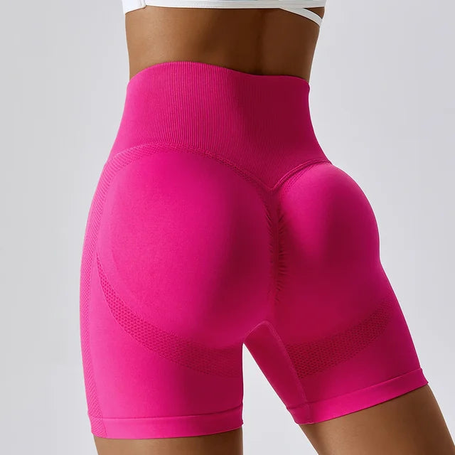 Erika – Nahtlose Shorts mit hoher Taille