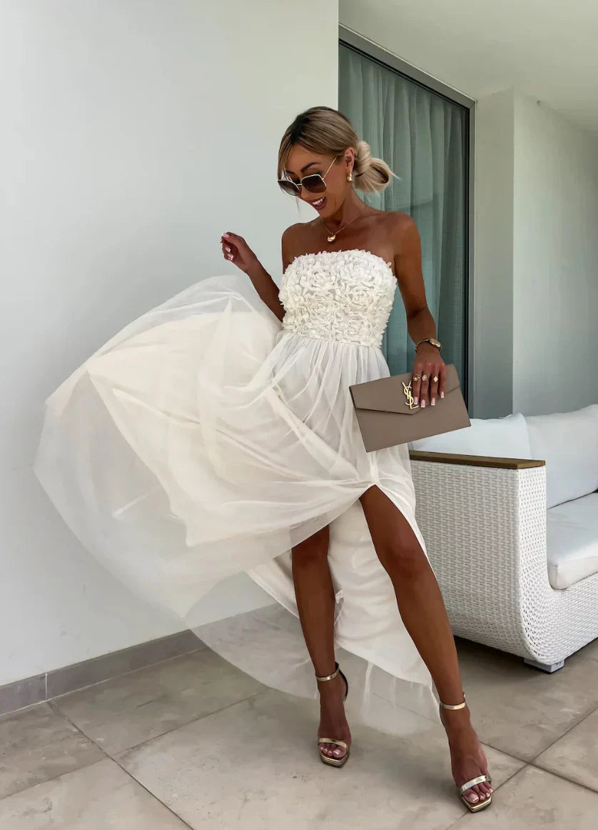 Willa - Chiffon-Maxikleid