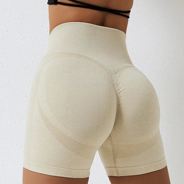 Erika – Nahtlose Shorts mit hoher Taille