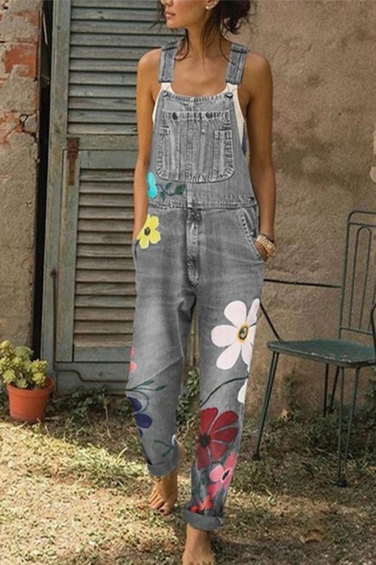 Celestia – Ärmelloser Jeans-Overall