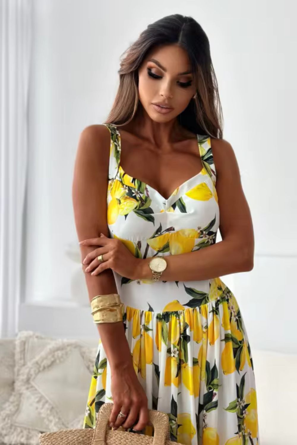 Andromeda - Ärmelloses Maxikleid