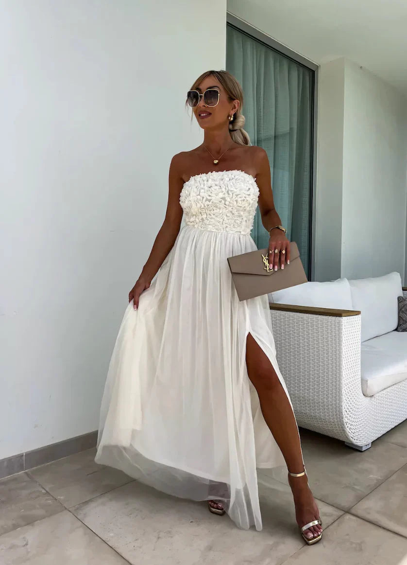 Willa - Chiffon-Maxikleid