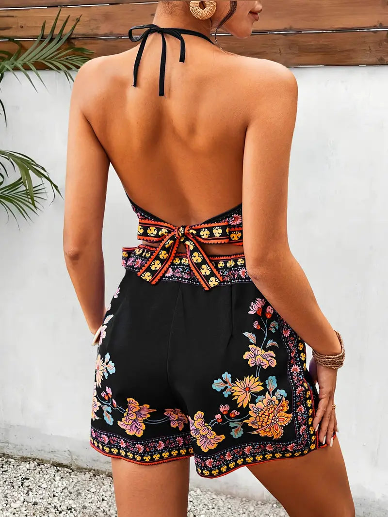 Hertha – Bohemian Neckholder-Zweiteiler