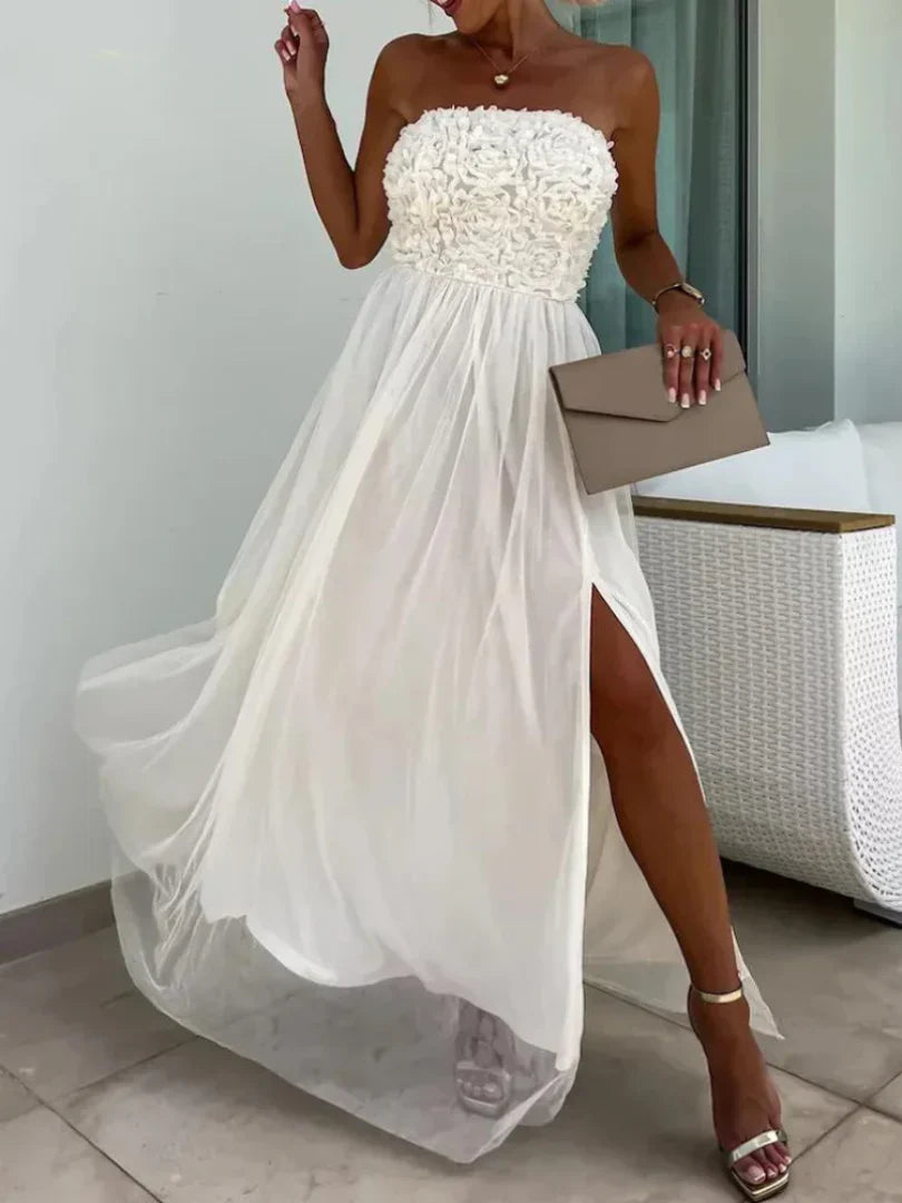 Willa - Chiffon-Maxikleid