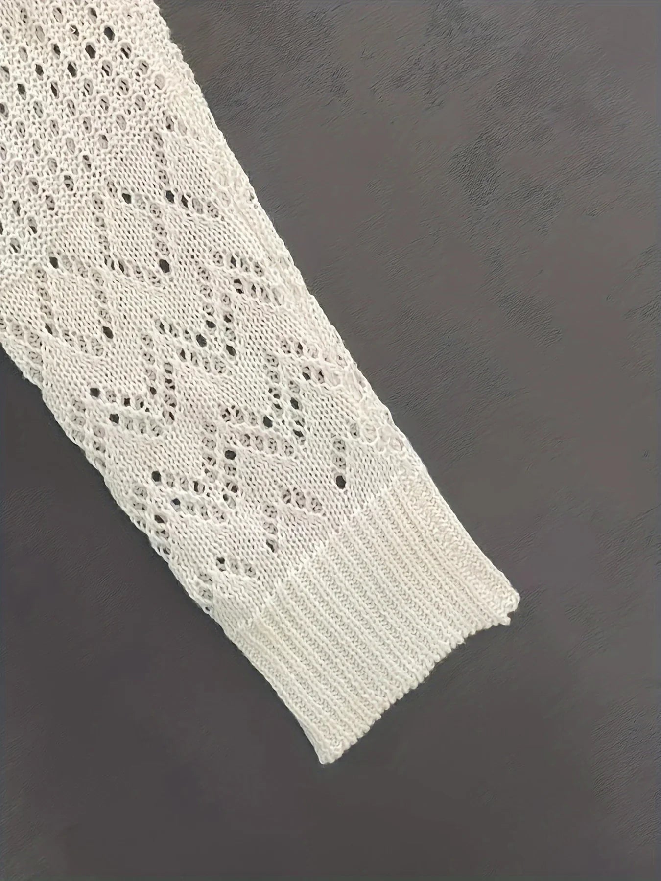 Tamisha – Gestricktes Kleid mit langen Ärmel
