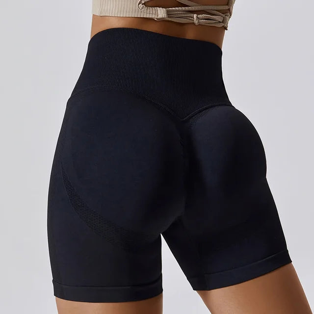 Erika – Nahtlose Shorts mit hoher Taille