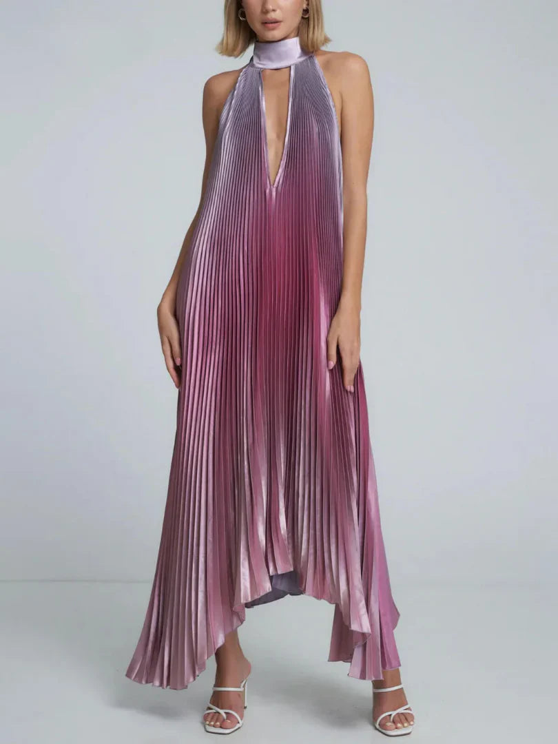 Sascha - Neckholder-Maxikleid