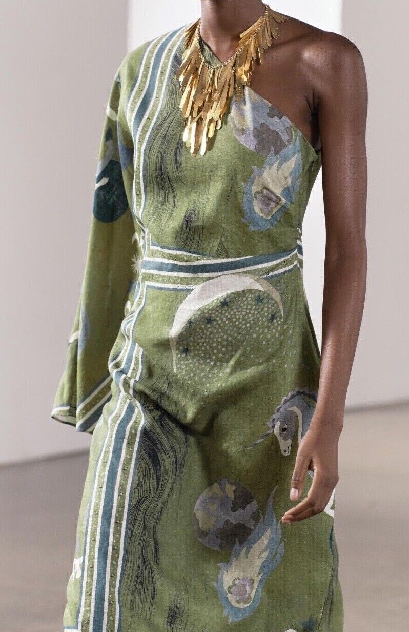 Shaira – Asymmetrisches One-Shoulder-Midikleid