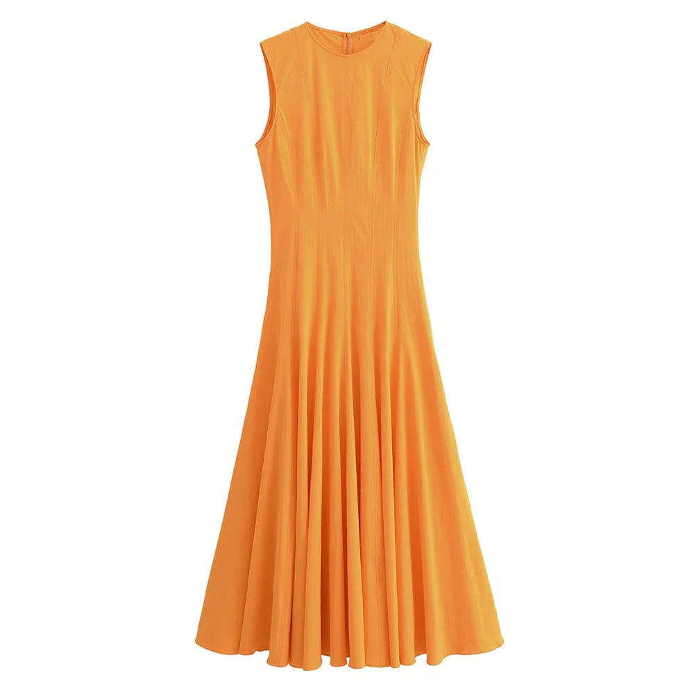 Tiana – Ärmelloses Maxikleid