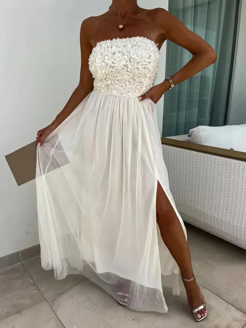 Willa - Chiffon-Maxikleid