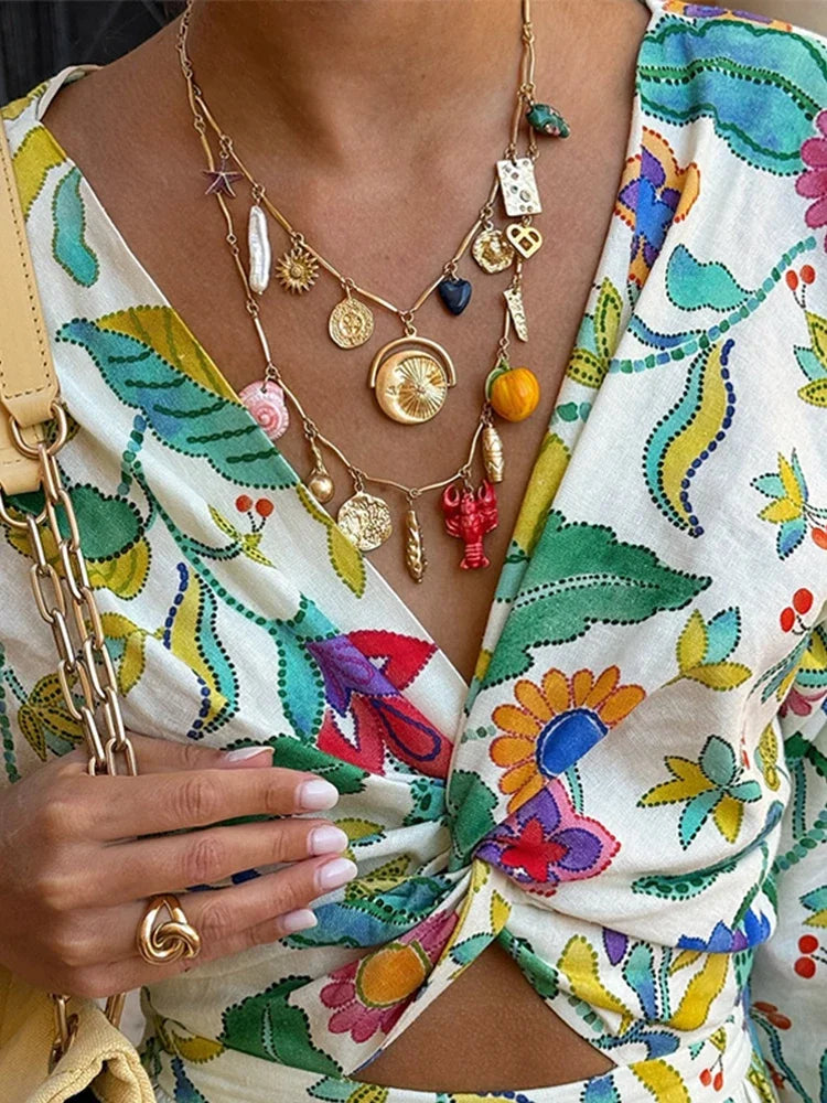 Myrel – Maxikleid mit Blumenmuster