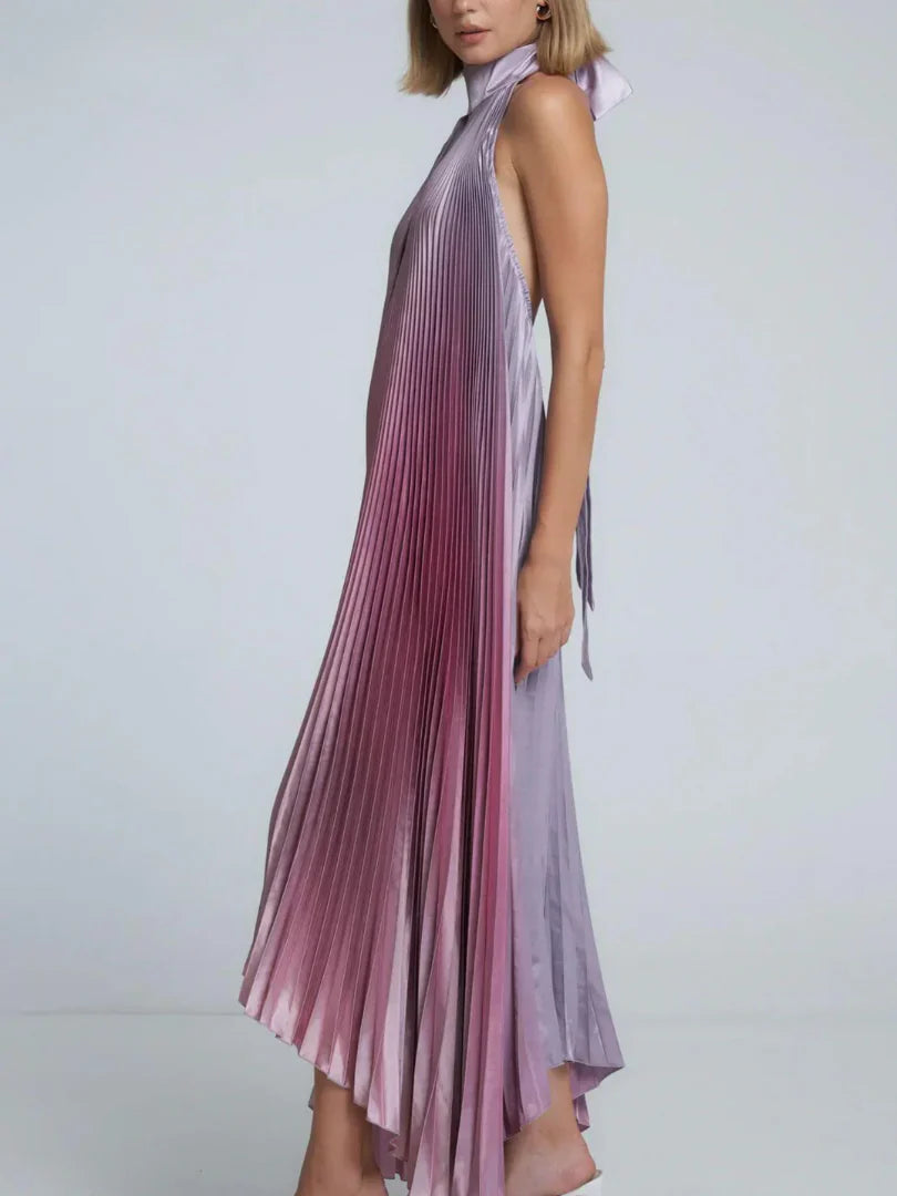 Sascha - Neckholder-Maxikleid