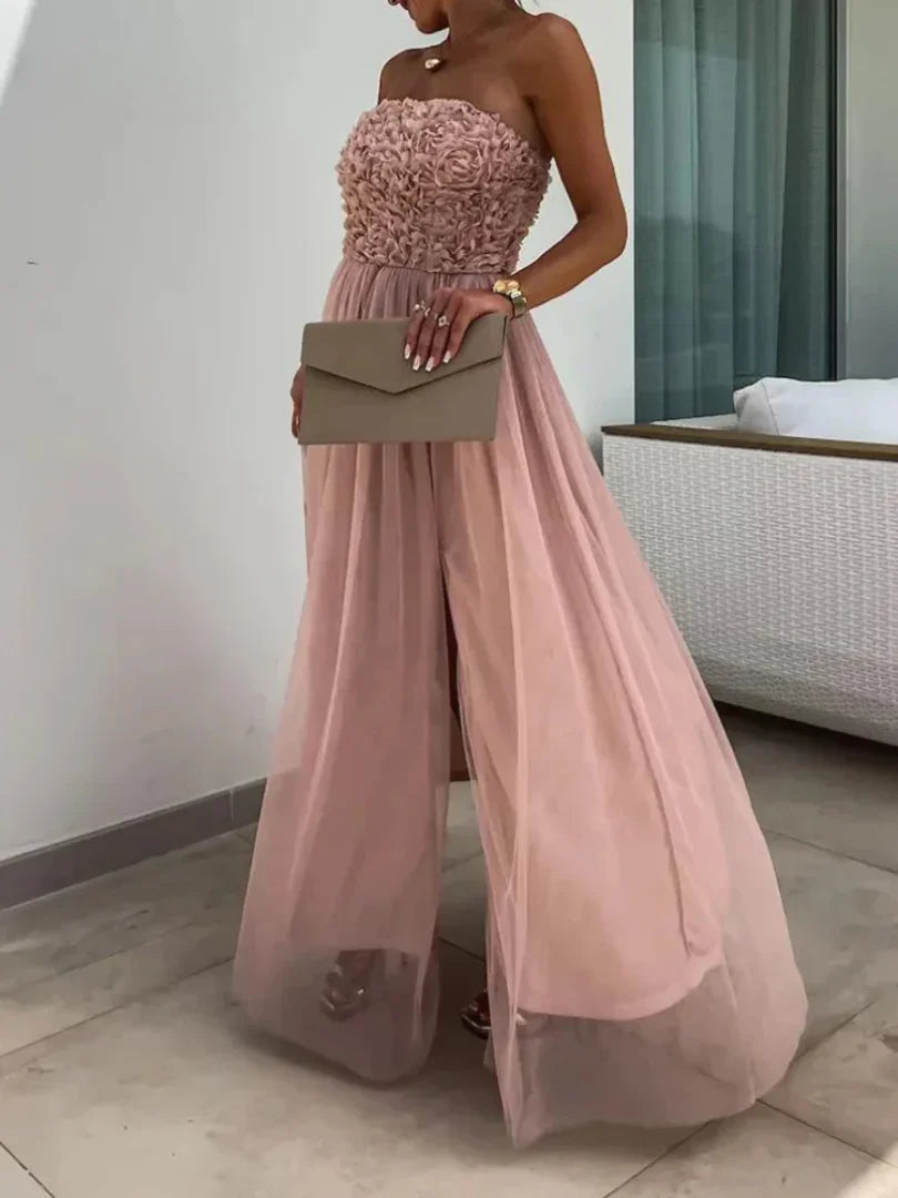 Willa - Chiffon-Maxikleid