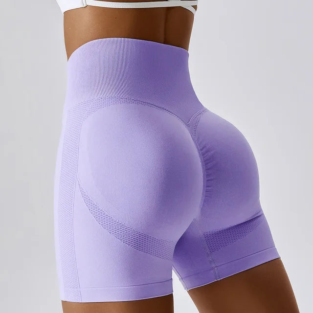 Erika – Nahtlose Shorts mit hoher Taille