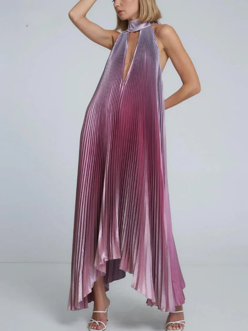 Sascha - Neckholder-Maxikleid