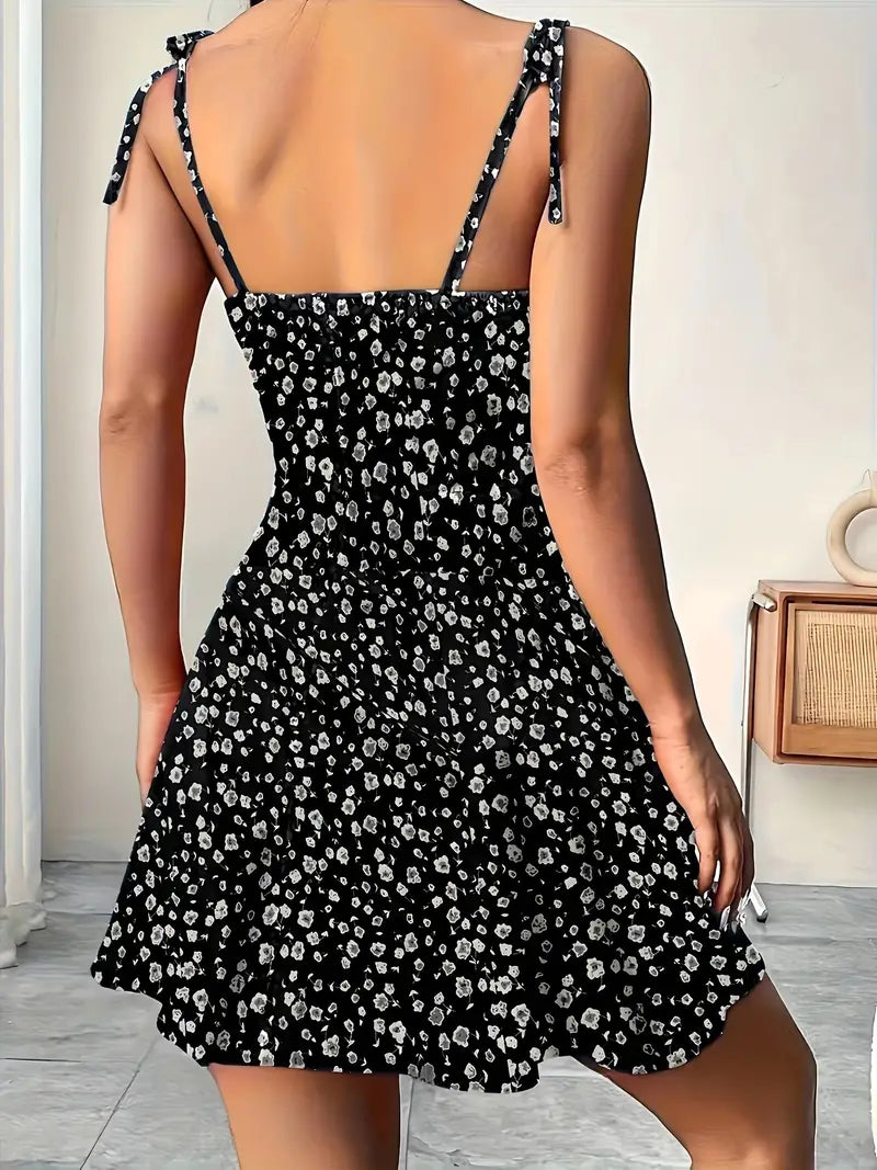 Akilah – Minikleid mit Blumendruck