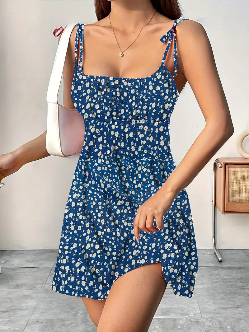 Akilah – Minikleid mit Blumendruck