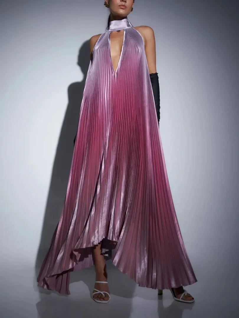 Sascha - Neckholder-Maxikleid