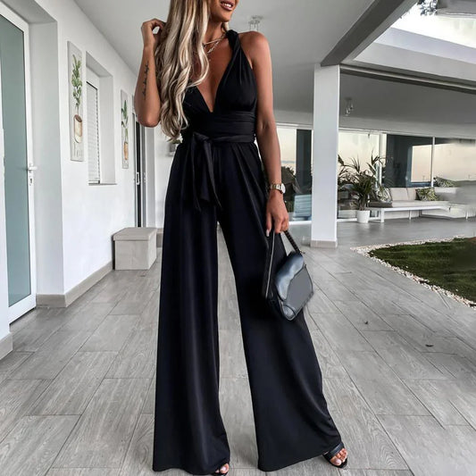 Laura – Eleganter Jumpsuit mit weitem Bein