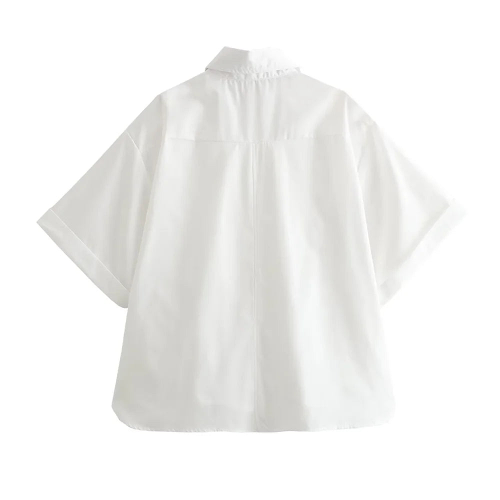 Latisha – Übergroße Button-Down-Hemden