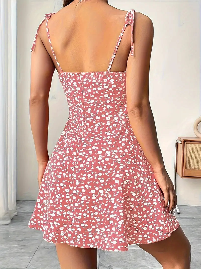 Akilah – Minikleid mit Blumendruck