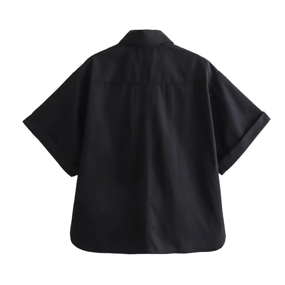 Latisha – Übergroße Button-Down-Hemden
