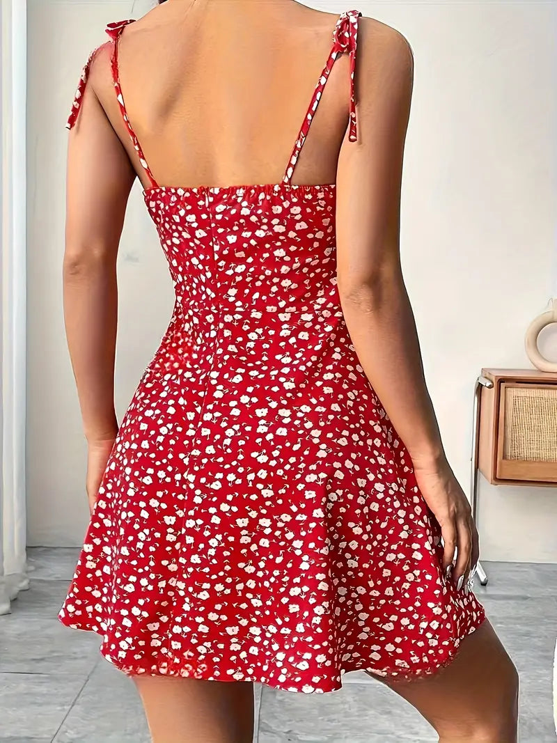 Akilah – Minikleid mit Blumendruck