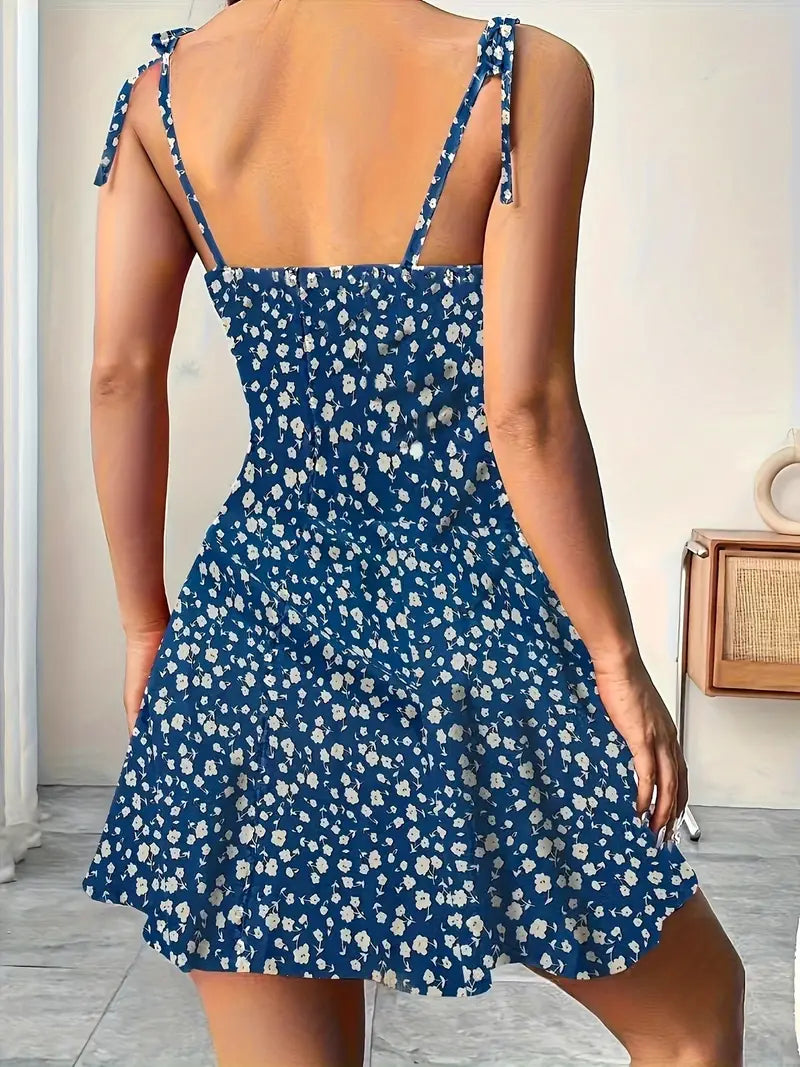 Akilah – Minikleid mit Blumendruck