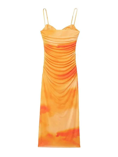 Leticia – Elegantes Plissiertes Figurbetontes Kleid