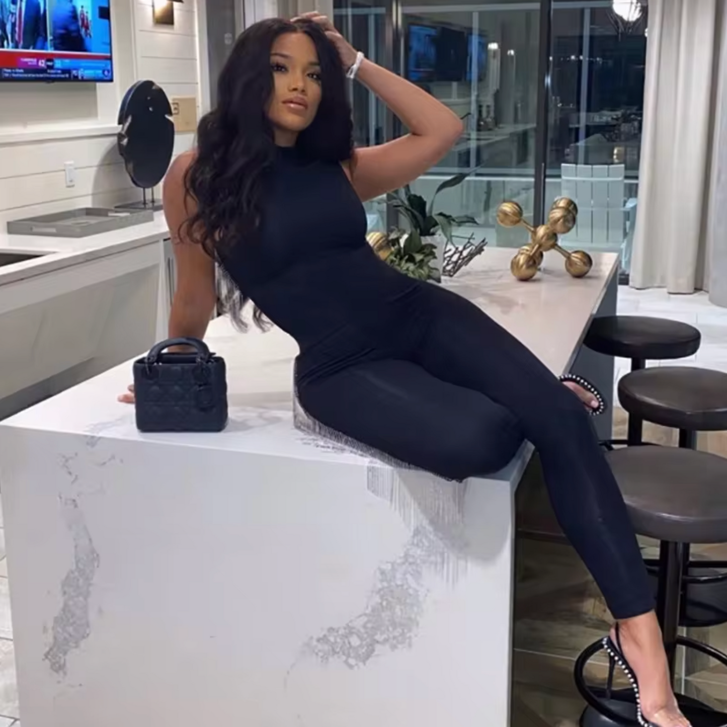 Bellicent – Ärmelloser Bleistift-Overall