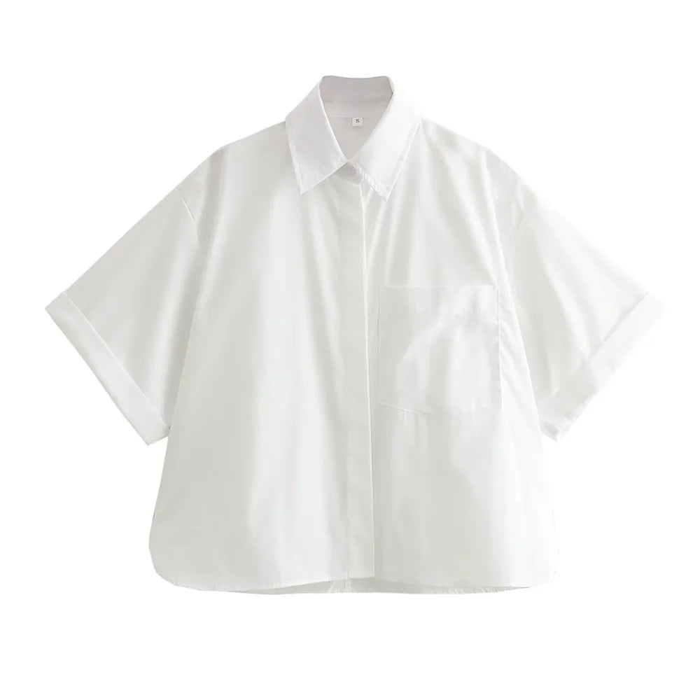 Latisha – Übergroße Button-Down-Hemden